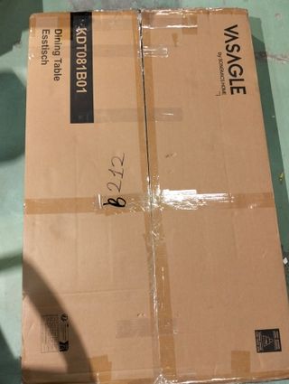 Mesa comedor industrial 110x70 cm 4 personas VASAGLE KDT081B01