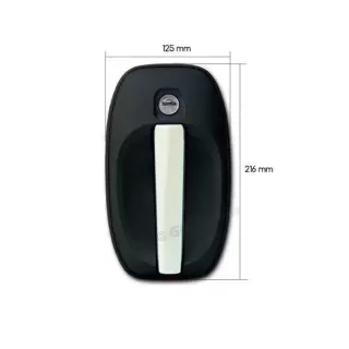 Cerradura 1122 Completa Cromada Negra – Caravana