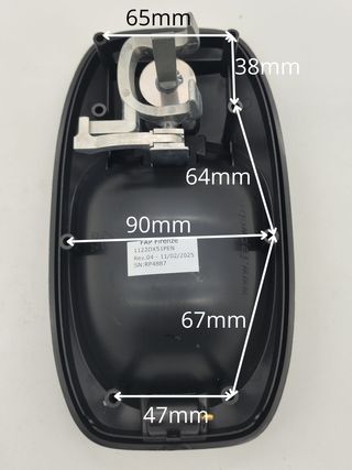 Cerradura 1122 Completa Cromada Negra – Caravana