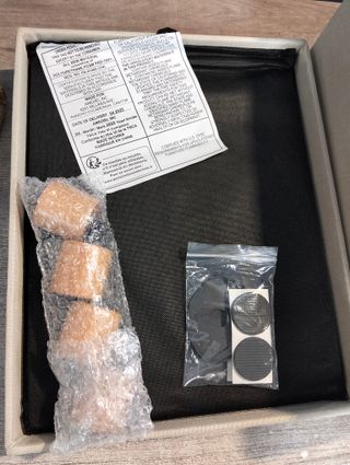 SONGMICS Puff Almacenaje, Baúl de Almacenaje Plegable, 32 x 40 cm