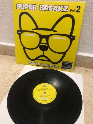 NUEVO!!!Vinilo Super Breakz Vol.2 (Super Plastic)