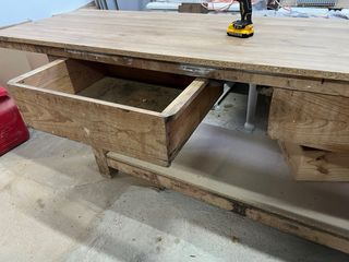 Banco de carpintero de madera