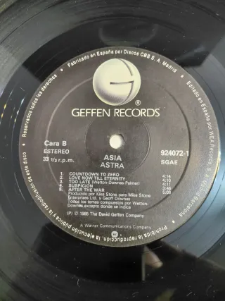 VINILO ASIA - ASTRA