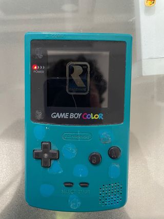 Game Boy Color Teal + Donkey Kong Country GBC