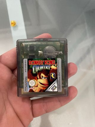 Game Boy Color Teal + Donkey Kong Country GBC