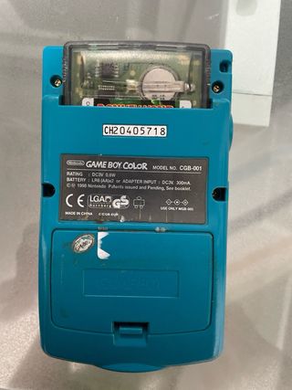Game Boy Color Teal + Donkey Kong Country GBC