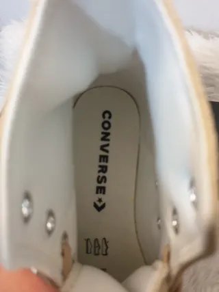 Converse Plataforma Beige Talla 38.5 y 40.5