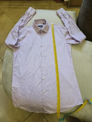 Camicia Hugo Boss XL Righe Rosa