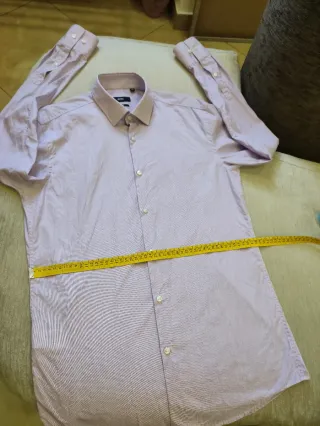 Camicia Hugo Boss XL Righe Rosa