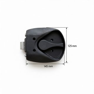 Cerradura 1122 Completa Negra – Puertas caravana