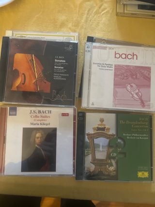 Bach. 6 CDs Música Clásica Bach