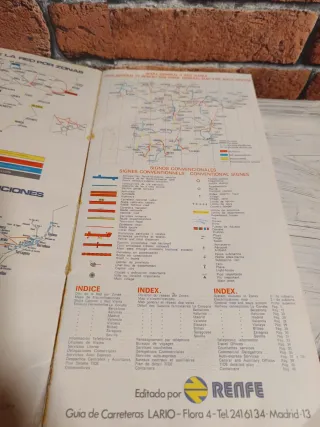 Mapa Comunicaciones Terrestres Renfe