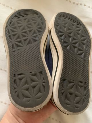 Zapatillas gemelos lona niño Talla 27