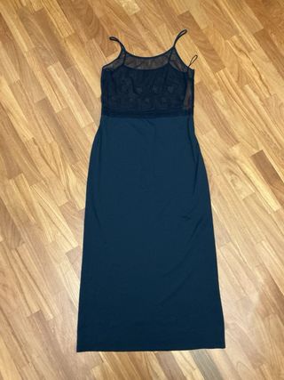 Abito Moschino blu con ricami