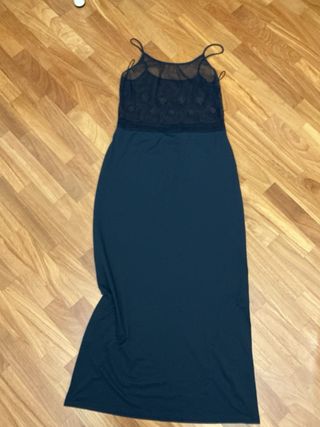 Abito Moschino blu con ricami