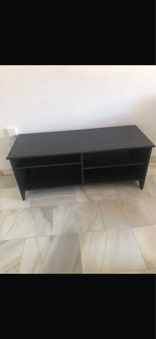 Mueble TV madera negro
