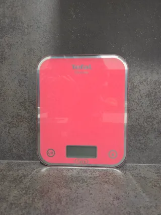 Báscula de cocina Tefal roja