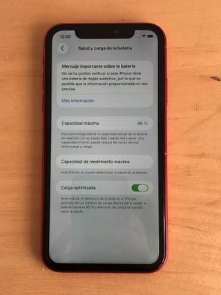 iPhone 11 Rojo 64GB