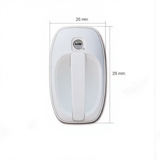 Cerradura 1122 Completa Blanca – Puertas caravana