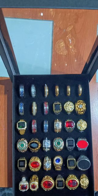 Lote de anillos varios colores