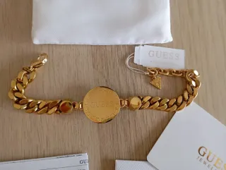 Pulsera Guess Dorada León
