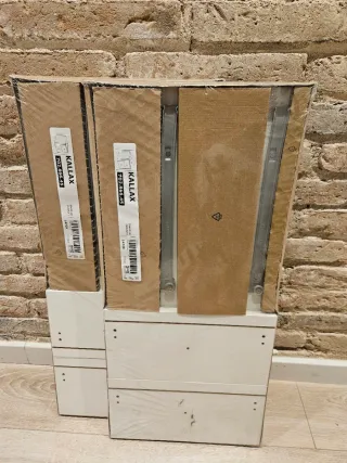 Cajones Dobles Ikea KALLAX Blancos