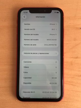 iPhone 11 Rojo 64GB