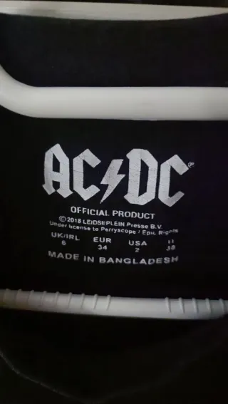 Sudadera y Camiseta ACDC Negra
