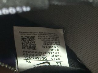 Nike Scarpe Sneakers Uomo Nero Bianco