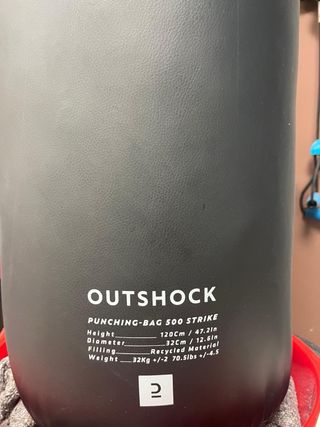 Saco de boxeo Outshock