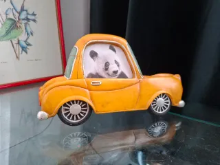 Portafoto vintage auto panda cornice