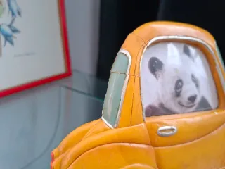 Portafoto vintage auto panda cornice