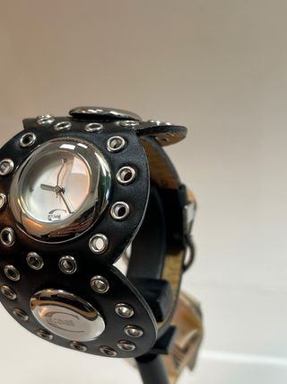 Orologio Just Cavalli donna pelle nera