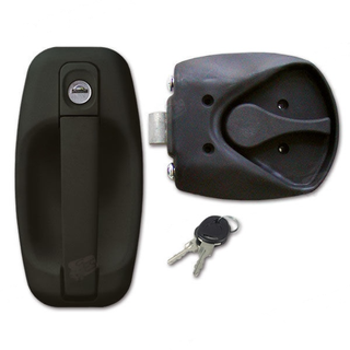 Cerradura 1115 Completa Negra – Puertas caravana