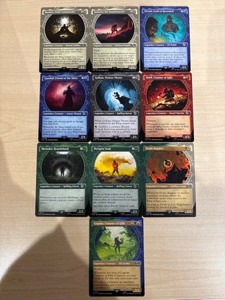 Lote 10 Cartas Magic LOTR Anillo Expandido