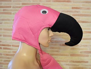 DISFRAZ DE FLAMENCO ROSA PARA ADULTOS Talla única