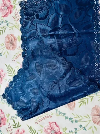 Set 5 centrini vintage anni '90 floreale