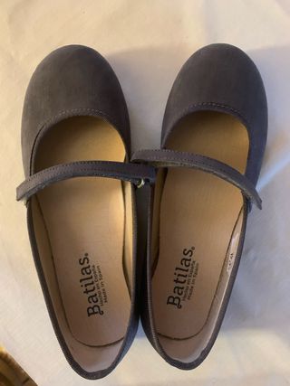 Zapatos Batilas niña T35 grises