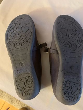 Zapatos Batilas niña T35 grises