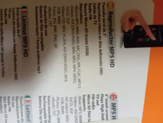 Reproductor MP5 HD SPC internet Negro