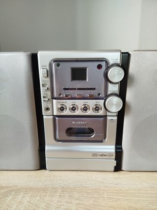Mini cadena Bluesky CD, Cassette, Radio