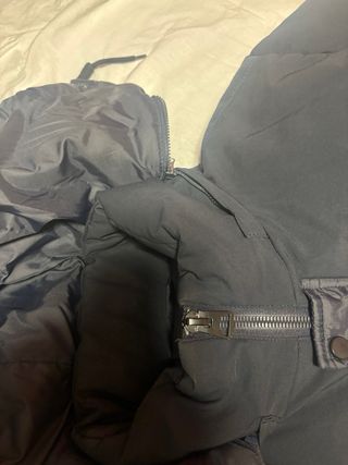 Chaqueta acolchada azul hombre