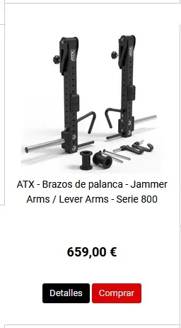 Brazos de Palanca ATX. Jammer Arms
