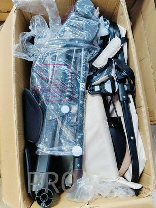 Cochecito bebé KESSER - Beige/Dorado