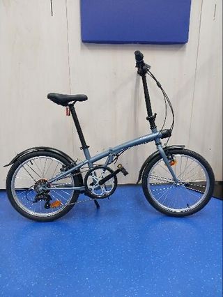 Bicicleta plegable 20 pulgadas 6V Tilt 120 gris