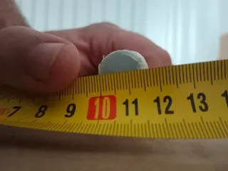 Barra cortina blanca plástico