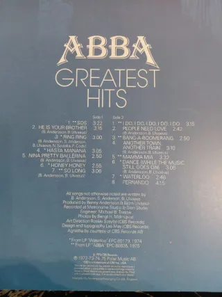 VINILO ABBA - GREATEST HITS