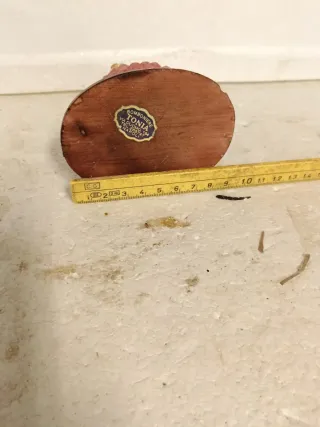 Statuina ballerina su base di marmo