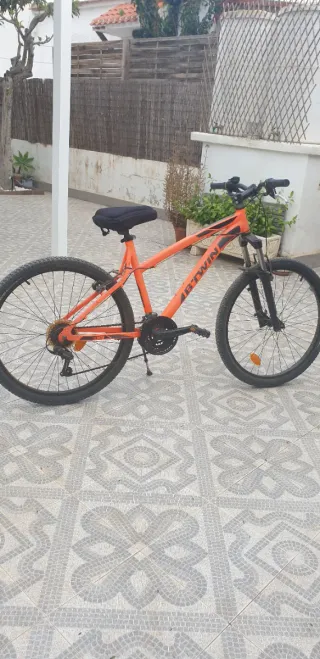 Bicicleta Montaña Naranja B'TWIN