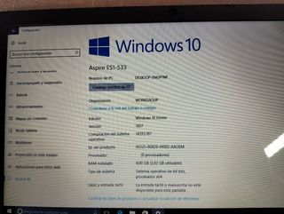 Portátil Acer ES1-533-P5MS 15.6" N4200 4GB 1TB